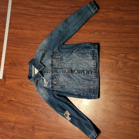 Forever 21 Jacket Denim Small - Picture 2 of 14